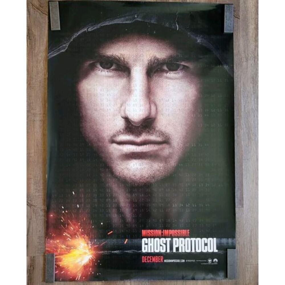 MISSION IMPOSSIBLE GHOST PROTOCOL Original Theatrical Movie Poster 27x40 Cruise